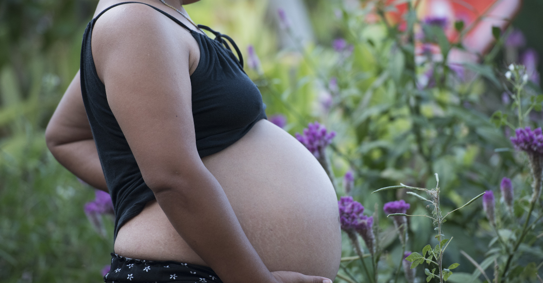 A woman is pregnant after bariatric surgery.