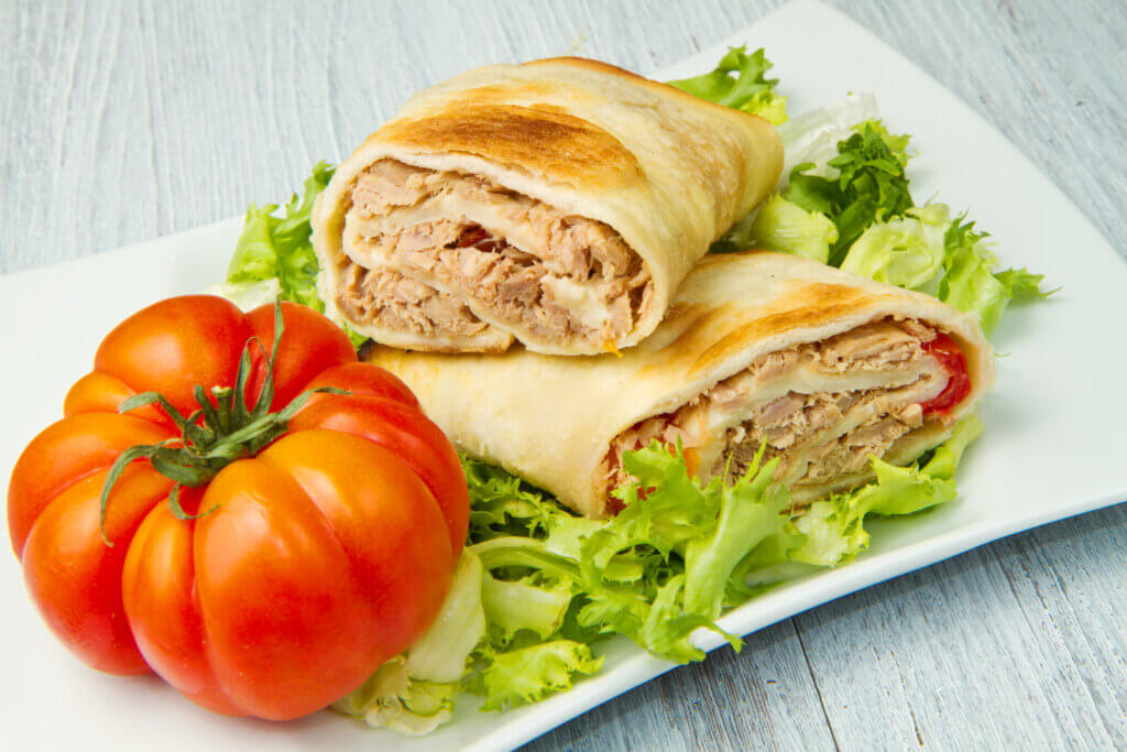 Bariatric Lunch Ideas - Tuna Salad Wrap